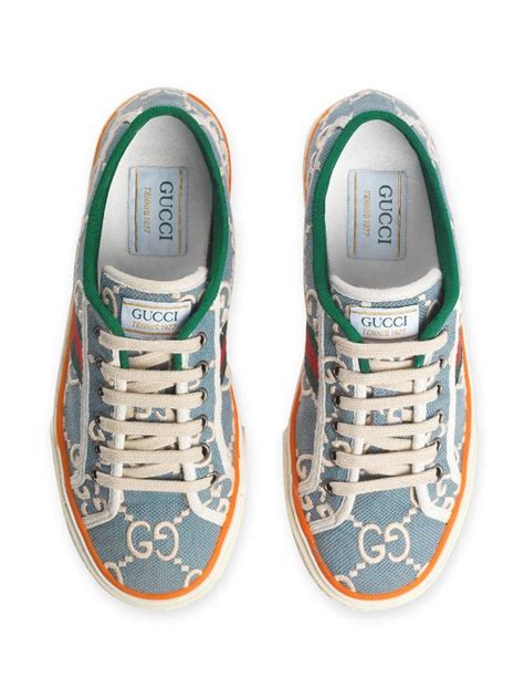 tenis gucci ny azules hombre|More.